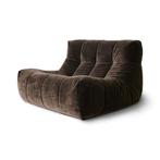GEZOCHT: Hkliving lazy chair fauteuil bruin, Huis en Inrichting, Fauteuils, Ophalen, 75 tot 100 cm, 50 tot 75 cm