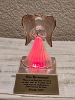 Beschermengel met Licht - Kleurveranderend & Opschrift, Antiek en Kunst, Ophalen of Verzenden