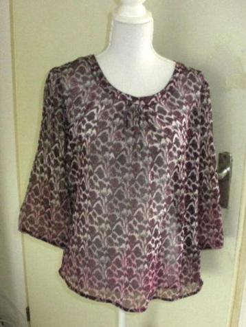 Paarse blouse van Street-one, maat 40 (qwe beschikbaar voor biedingen