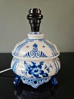 Delfts blauw tafellamp / schemerlamp, vintage, Ophalen of Verzenden, Zo goed als nieuw, Minder dan 50 cm