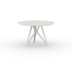 Studio Henk Eettafel 110 rond Fenix Wit Butterfly | €2429 nu, Huis en Inrichting, Studio Henk, Rond, Nieuw, Ophalen of Verzenden