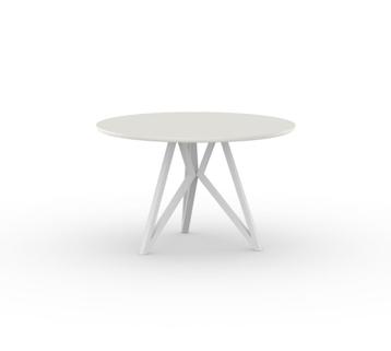Studio Henk Eettafel 110 rond Fenix Wit Butterfly | €2429 nu beschikbaar voor biedingen
