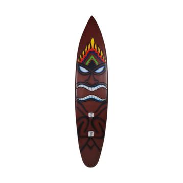 Surfplank - 150 cm - hout deco - tiki - wandbord - surfboard beschikbaar voor biedingen