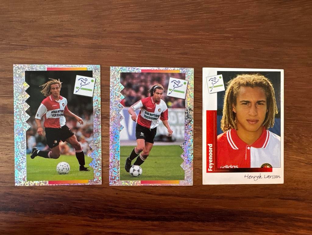 Feyenoord Panini Voetbalplaatjes van Henryk Larsson, Verzamelen, Ophalen of Verzenden, Zo goed als nieuw, Feyenoord, Spelerskaart