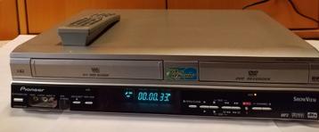 Pioneer VHS & DVD Recorder DVR-RT400 met afstandsbediening beschikbaar voor biedingen