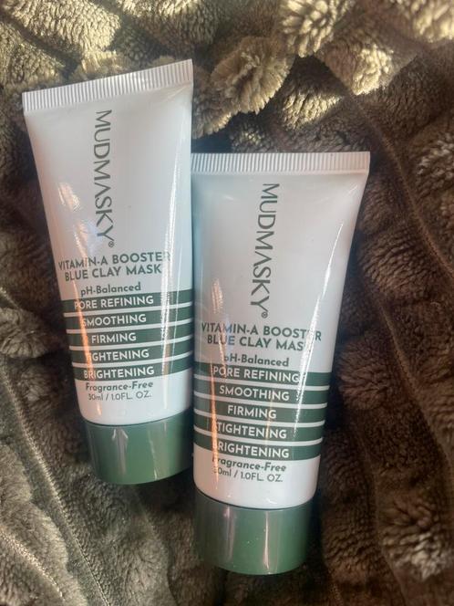 Mudmasky Vitamine A Booster Blue Clay Mask (30ml), Sieraden, Tassen en Uiterlijk, Uiterlijk | Gezichtsverzorging, Nieuw, Verzorging