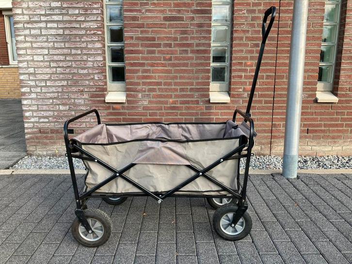 Opvouwbare Bolderkar met trekstang, Caravans en Kamperen, Bolderkarren, Gebruikt, Opvouwbaar, Ophalen