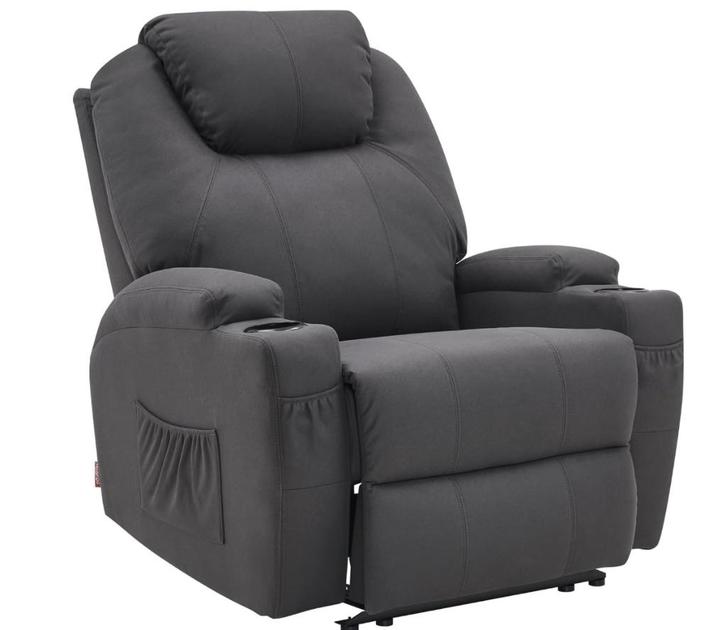 Combo Elektrische relaxstoel Massagestoel met verwarming, Huis en Inrichting, Fauteuils, Zo goed als nieuw, 75 tot 100 cm, Ophalen