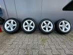 Audi Velgen met Continental Winterbanden 205/55 R16, Auto-onderdelen, Banden en Velgen, Ophalen, Gebruikt, 16 inch, Banden en Velgen