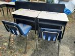 Schoolbank en tafels, Ophalen