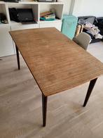 Houten vintage eettafel, Huis en Inrichting, Tafels | Eettafels, Ophalen, 50 tot 100 cm, Zo goed als nieuw, Vijf personen of meer