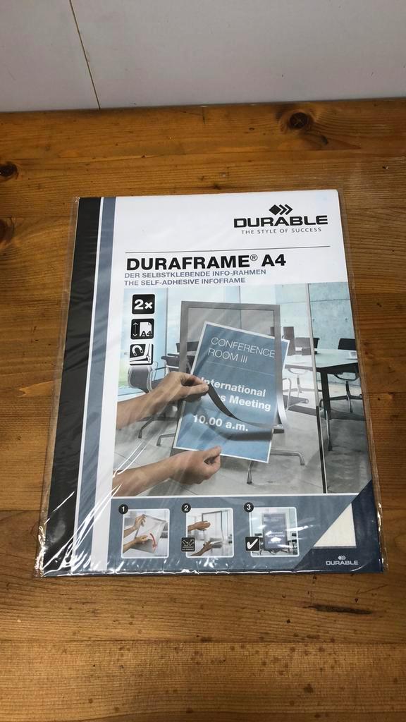 A4 duraframe zelfklevende infokader, Diversen, Papierwaren, Nieuw, Ophalen of Verzenden