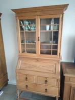 Eiken secretaire meubel, Ophalen, Gebruikt