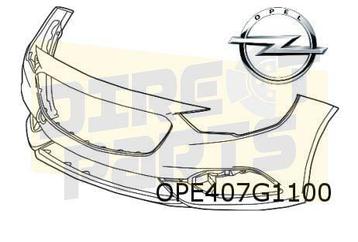 Opel Insignia B (6/17-) voorbumper (niet bij PDC en/of ParkA beschikbaar voor biedingen
