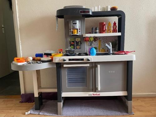 Mini luxe tefal smoby kinder keuken + extra accessoires, Kinderen en Baby's, Speelgoed | Speelkeukens, Zo goed als nieuw, Speelkeuken-accessoire