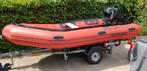 Seamaster Q 430 HD - Mercury 20 pk 4t - Pega boottrailer, Watersport en Boten, Benzine, Ophalen of Verzenden, Zo goed als nieuw