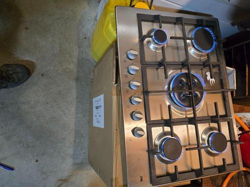 Etna 5 pits inbouwkookplaat RVS propaangas, Huis en Inrichting, Keuken | Keukenbenodigdheden, Nieuw, Ophalen