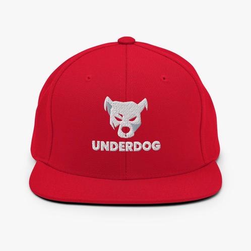 Underdog Classic Snapback Cap Rood, Kleding | Heren, Hoeden en Petten, Nieuw, Pet, One size fits all, Verzenden