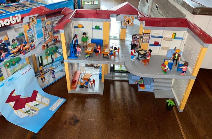 Playmobil School 5923, Kinderen en Baby's, Speelgoed | Poppenhuizen, Zo goed als nieuw, Poppenhuis, Ophalen of Verzenden