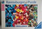 Ravensburger puzzel Knopen 1000 stukjes, Ophalen of Verzenden, Zo goed als nieuw