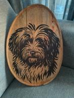 Schapendoes hond op hout, Verzenden, Nieuw