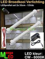 LED verlichting SET 2x 33cm Broedkooi Kweekkooi Vogelkooi, Ophalen of Verzenden, Nieuw, Aluminium, Broedkooi of Kweekkooi