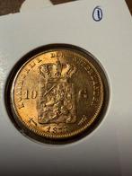 Gouden tientje 1877, Postzegels en Munten, Munten | Nederland, Ophalen of Verzenden, Koning Willem III, 10 gulden, Goud