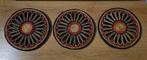 Vintage pannen onderzetters, Ophalen of Verzenden, Glas of Kopje