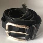 Fred de la Bretoniere. Zwarte brede leren riem. 85 cm., Kleding | Dames, Riemen en Ceinturen, Fred de la Bretoniere, 80 tot 90 cm