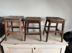 Antieke Krukjes Set - Bijzettafeltjes, Ophalen of Verzenden