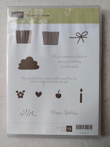 Stampin'Up Create a cupcake stempels 