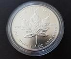 1 OZ Zilveren Maple Leaf 2013 Canada, Postzegels en Munten, Edelmetalen en Baren, Ophalen of Verzenden, Zilver