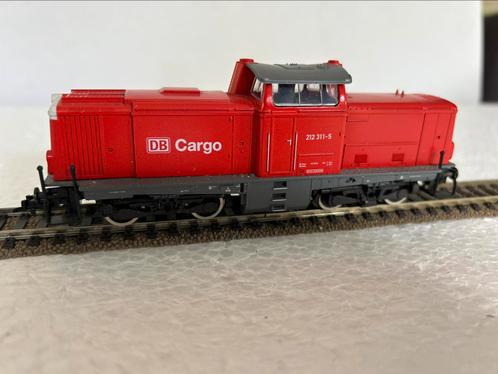 Fleischmann 4215 H0 Diesellocomotief BR 212 van de DB Cargo, Hobby en Vrije tijd, Modeltreinen | H0, Zo goed als nieuw, Locomotief