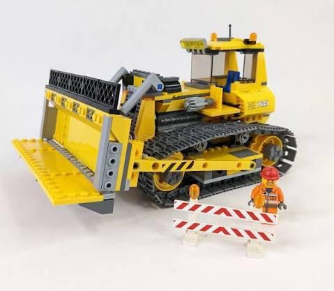LEGO bulldozer - 7685, Kinderen en Baby's, Speelgoed | Duplo en Lego, Zo goed als nieuw, Ophalen of Verzenden
