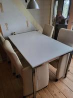 Te koop , luxe eethoek /stoelen, Huis en Inrichting, Complete eetkamers, Ophalen of Verzenden