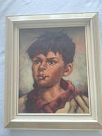 Schilderij jongen, Antiek en Kunst, Ophalen of Verzenden