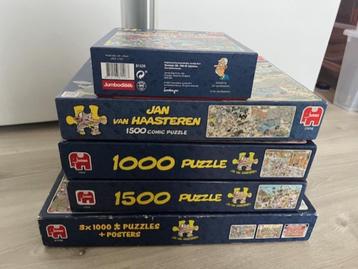 Div. Jan van Haasteren puzzels - 950/1000 1500 st - pakket beschikbaar voor biedingen