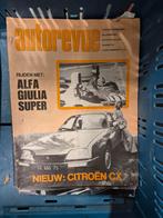 Autorevue 1974 - Alfa Giulia & Citroën CX, Ophalen of Verzenden, Gelezen, Citroën, Autorevue