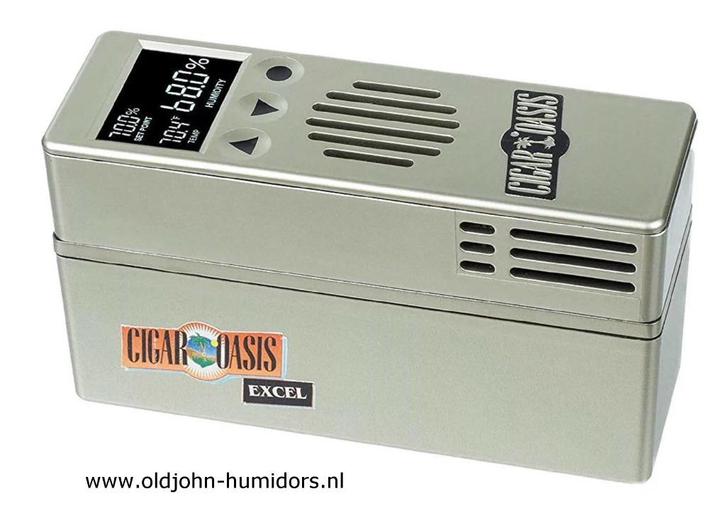 WIFI HUMIDOR BEVOCHTIGER CIGAR OASIS HA1-1000 Excel 3.0 bv31, Verzamelen, Rookartikelen, Aanstekers en Luciferdoosjes, Nieuw, Tabaksdoos of Verpakking