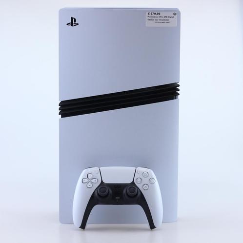 Playstation 5 Pro 2TB Digital Edition incl 1 Controller, Spelcomputers en Games, Spelcomputers | Sony PlayStation 5, Zo goed als nieuw