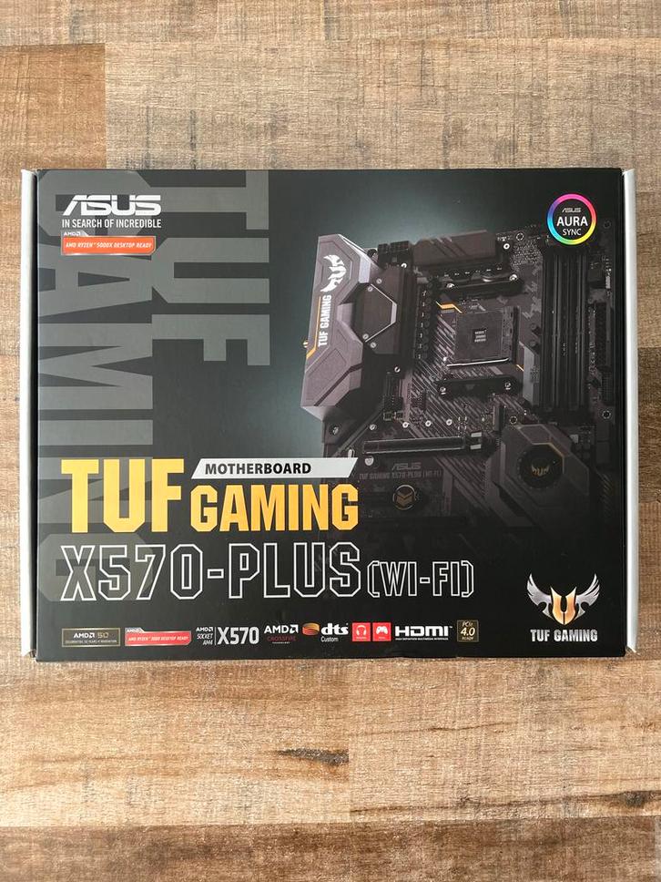 ASUS TUF Gaming X570-Plus (WiFi) nieuw, Computers en Software, Moederborden, Nieuw, AMD, DDR4, Ophalen of Verzenden