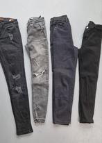 4 x Jeans  zwart/grijs.  Mt 36  Seven sisters ,  stradivrius, Grijs, Ophalen of Verzenden, Zo goed als nieuw