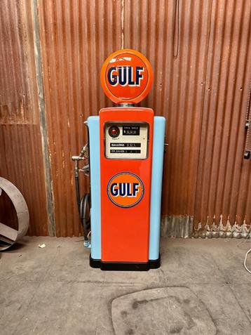 Gulf Wayne benzinepomp uit 1948, gerestaureerd beschikbaar voor biedingen