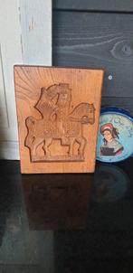 Brocante speculaasplank "man op paard", Ophalen of Verzenden