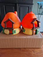 2x Smurfenhuis Groot Peyo Bully - Smurfen huis, Ophalen of Verzenden, Zo goed als nieuw, Overige Smurfen, Huisje of Attribuut
