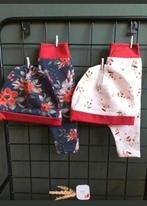Maat 48 • Broekje en mutsje - Kersen of bloemen, Kinderen en Baby's, Broekje, Meisje, Nieuw, Ophalen of Verzenden