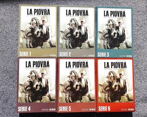 La Piovra - Seizoen 1 t/m 6 (17 disc), Cd's en Dvd's, Dvd's | Tv en Series, Actie en Avontuur, Vanaf 12 jaar, Ophalen of Verzenden