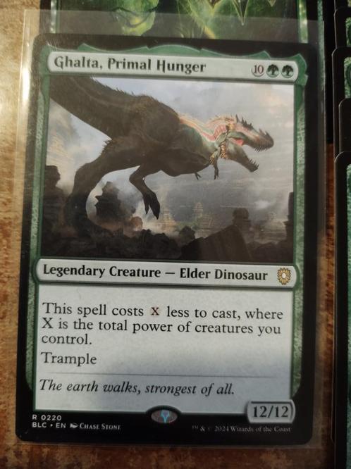 Ghalta Primal Hunger commander deck, Hobby en Vrije tijd, Verzamelkaartspellen | Magic the Gathering, Zo goed als nieuw, Speeldeck