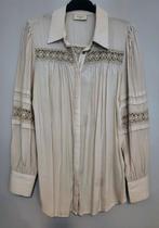 Frequent blouse XL - Crème met kant, Kleding | Dames, Blouses en Tunieken, Frequent, Beige, Maat 42/44 (L), Nieuw