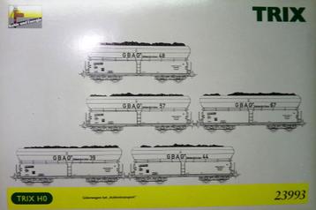 TRIX 23993 Set (5) Kolenwagens GBAG beschikbaar voor biedingen